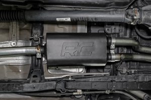 Toyota Tacoma Performance Exhaust - Rough Country - Dual Cat-Back - Black - '16-'23